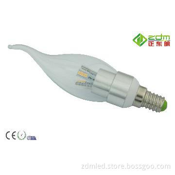 E14 LED Candelabra Bulb 3W 200~220LM 2700~3200K Warm Light